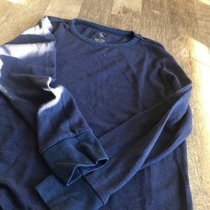 Waffle Polo long sleeve